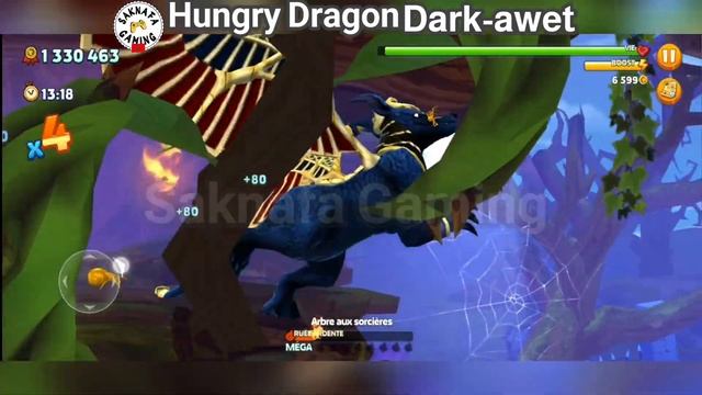 Hungry Dragon Unlocked #AllDragon - New Dragon Dark-awet