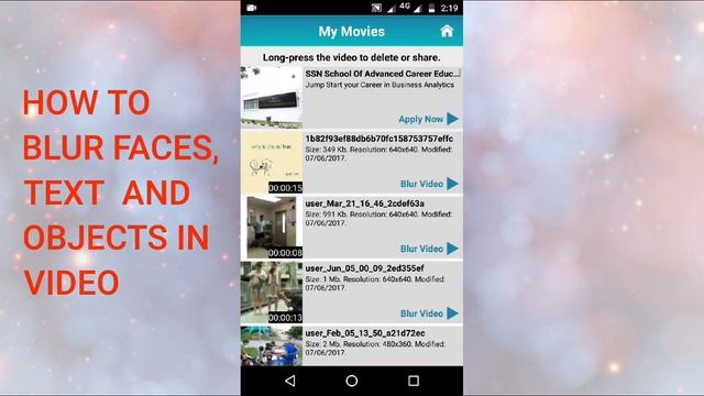 How to Blur any Object/Face/Text in Video with Android смотреть онлайн