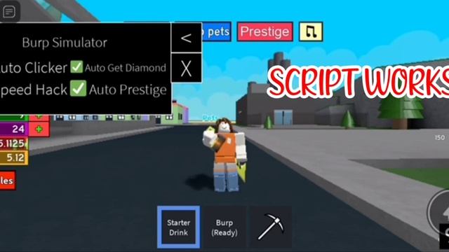 ROBLOX BURP SIMULATOR SCRIPT Using FLUXUS EXECUTOR Played At BURPING SIMULATOR - Script On Comments