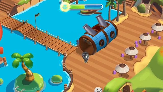 Talking Tom Pool Pirate Cove Gameplay смотреть онлайн