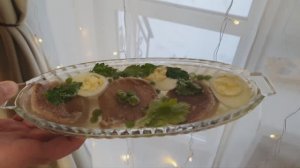 Заливной язык. Рецепт говяжьего языка к новогоднему столу #еда #рецепты #заливное