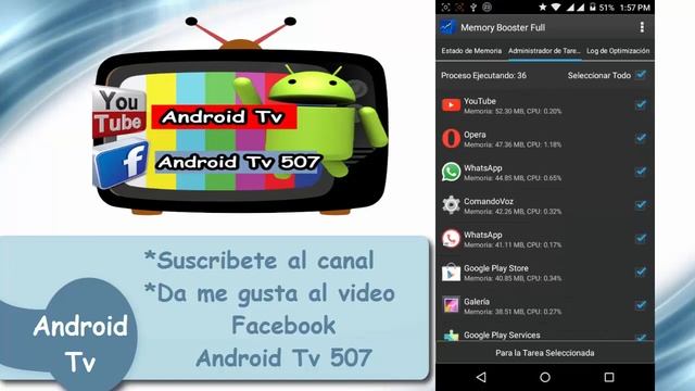como acelerar nuestro telefono android y liberar memoria ram con memory booster смотреть онлайн