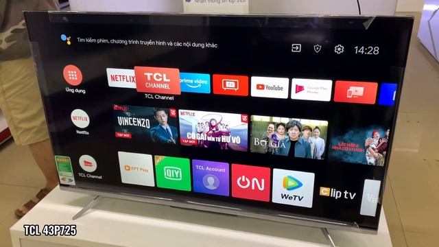 Trên Tay Tivi TCL 43P725 Android 11 giao tiếp gọi lệnh ứng dụng không dùng điều khiển смотреть онлайн