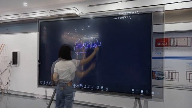 HUSHIDA Infrared Touch Interactive Whiteboard Interactive Flat Panel Smart Board смотреть онлайн