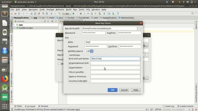 How to a Generate a Signed Apk(or Signing Key) for an Android App? смотреть онлайн