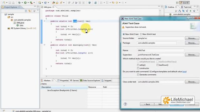 JUnit Test using Eclipse - Part 1 смотреть онлайн