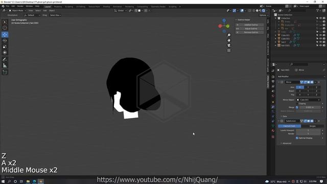 Blender 3.0： Anime Girl Hair Modeling [Вьетнамский] смотреть онлайн