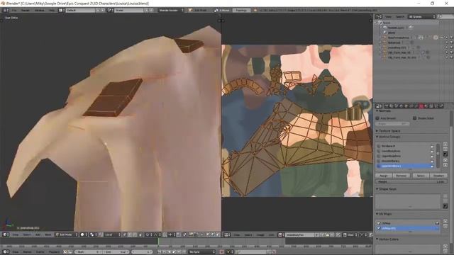 [Blender + 3DCoat + CSP]3D Lowpoly TimeLapse (The Commander Girl) смотреть онлайн