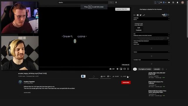 FNAF VHS TAPES KEEP GETTING CREEPIER! смотреть онлайн