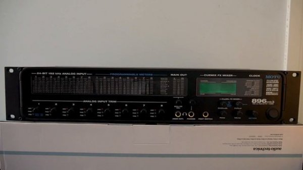 NOT WORKING: Motu 896 mk3 Hybrid Firewire/USB Interface