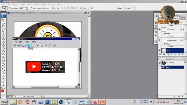 CARA SCREENSHOT SEBAGIAN GAMBAR DESKTOP-LAPTOP - cut desktop image - snipping tool смотреть онлайн