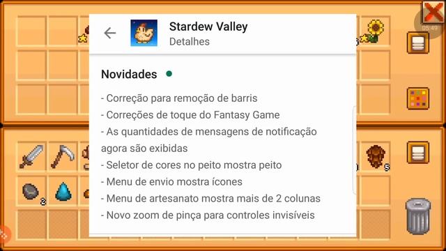 ATUALIZOU! STARDEW VALLEY 1.14 PARA ANDROID смотреть онлайн