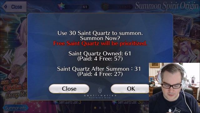 Fate/Grand Order Okita Souji Summons! It went GUDAGUDA (sorry) смотреть онлайн