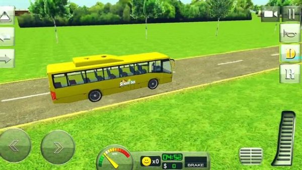 High school bus driving games - private School bus Simulator 3d - school bus Game Android Gameplay