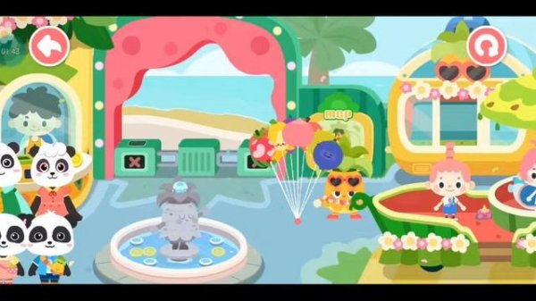 BABYBUS GAME | TOWN MY WORLD  NEW UPDATE NOW SUMMER VACATION 🐼