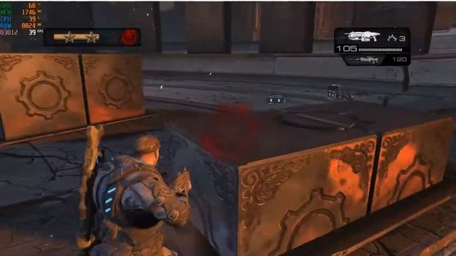Xenia ( Xbox 360 Emulator ) Gears of War Judgment - Gameplay смотреть онлайн
