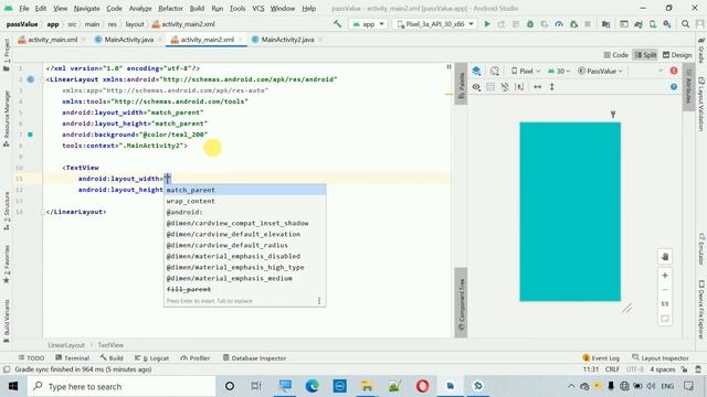 How to pass data from One Activity to Another Activity in Android Studio смотреть онлайн