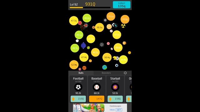 Idle balls Glitch INFINITE MONEY IOS/ANDROID смотреть онлайн