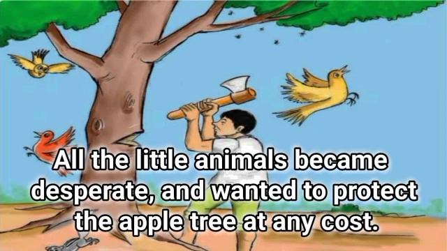 The apple tree and the Farmer/ English stories with Urdu meaning/English Fairy tales смотреть онлайн