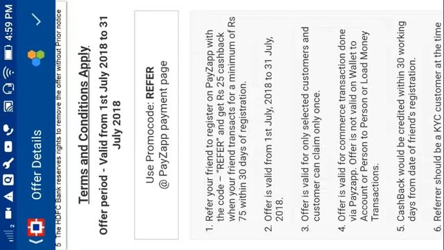 Payzapp new Cash back offer 2018 || payzapp cash back offer смотреть онлайн