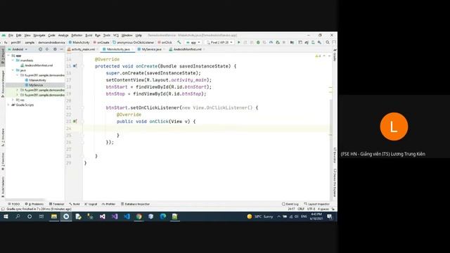 IS1407 Bài 12 Android Service смотреть онлайн