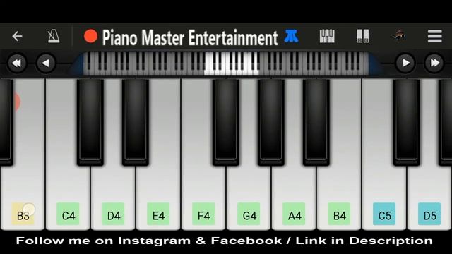 Don Theme Song Piano | Easy & Slow Piano | Piano Master Enteertainment | Mobile Piano Tutorial. смотреть онлайн
