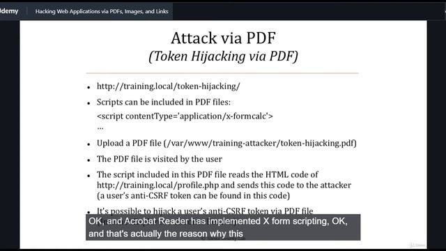 Hacking Web Applications - via pdf,images and links - web hacking course | Udemy Free Courses смотреть онлайн