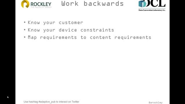 Adaptive Content for Multiple Devices w/ Ann Rockley - DCL Learning Series смотреть онлайн