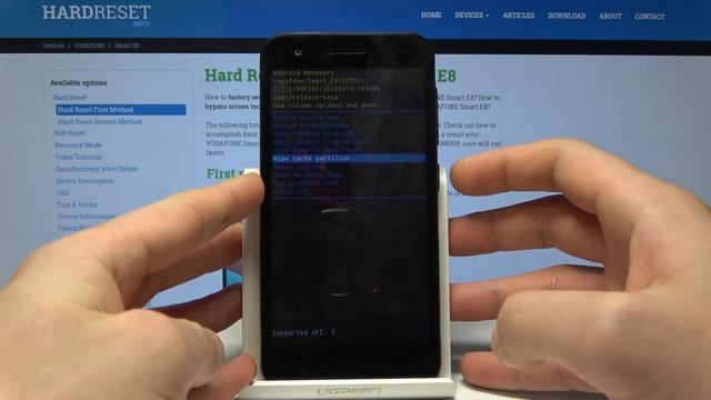 How to Wipe Cache Partition in VODAFONE Smart E8 - Remove Temporary Cache Files смотреть онлайн