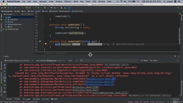 [팁] IntelliJ, 안드로이드 스튜디오 디버깅 방법 소개 смотреть онлайн