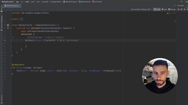 Create your first jetpack compose application - jetpack compose basics смотреть онлайн