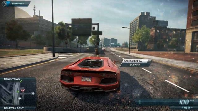Lamborghini Aventador - Need for Speed Most Wanted 2012 - Free Roam Gameplay (HD) смотреть онлайн