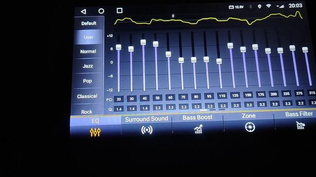 Setting Equalizer Head Unit  TS10