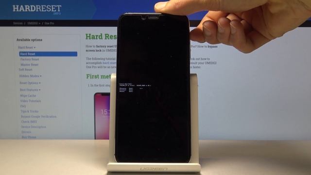 UMIDIGI One Pro Boot Mode | Bootloader Menu смотреть онлайн