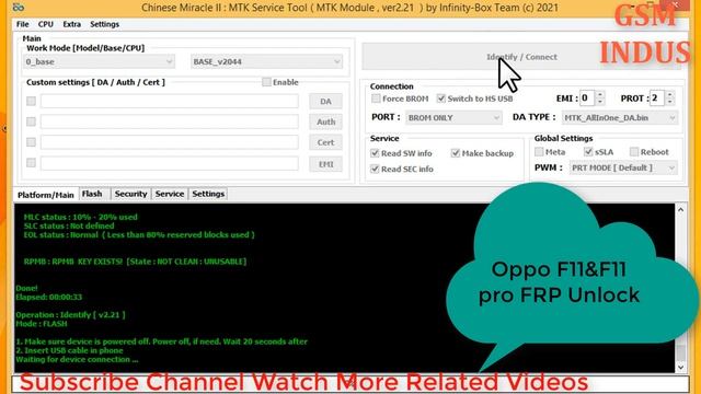 FRP Bypass Oppo f11 Pro android 11 remove the pattern and password just one click | gsm indus смотреть онлайн