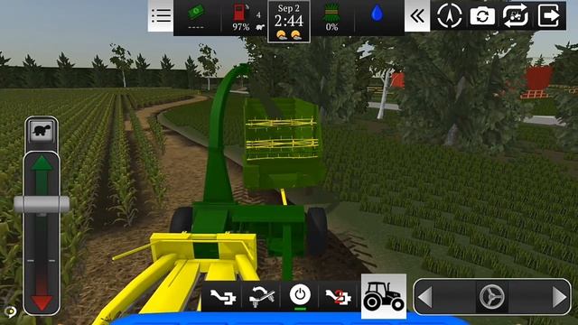 NEW HOLLAND E JOHN DEERE NA PRODUÇÃO DE SILAGEM NO MULTIPLAYER | FARMING USA 2 ANDROID | SAN TUB смотреть онлайн