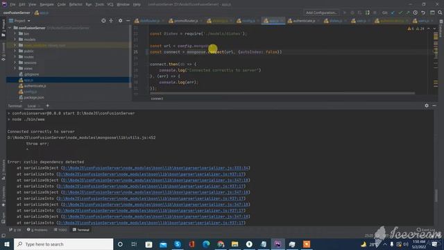 Error cyclic dependency detected смотреть онлайн