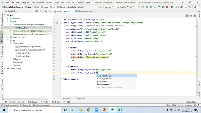 Android Studio - ImageView смотреть онлайн