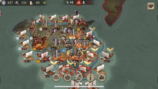 Fighting the World in the Fortress Syracus | Great Conqueror Rome смотреть онлайн