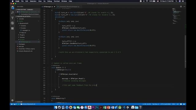 Arduino Unity Bluetooth Plugin смотреть онлайн