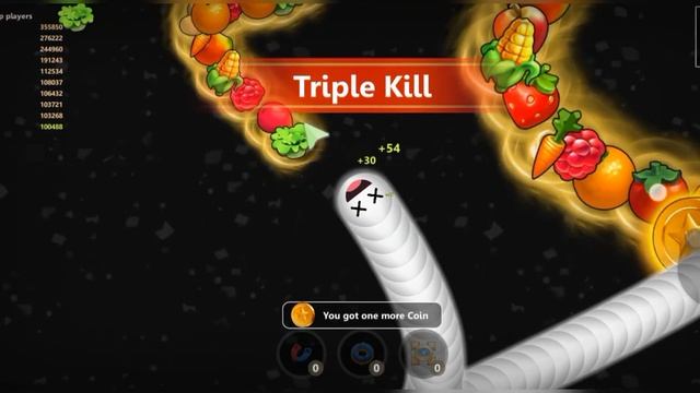 Worms zone Io game play video.magic worms #android game#upload#2022 смотреть онлайн