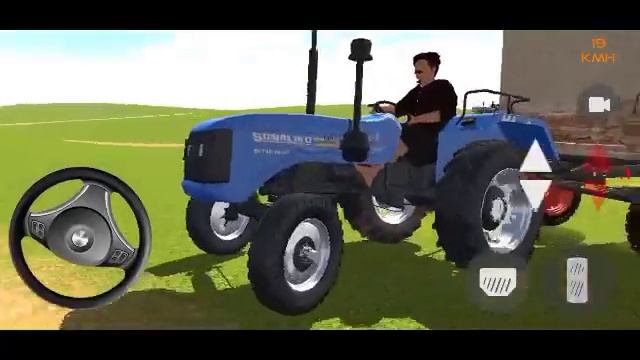 TRANSPORTING tractor driving 3d #fs22 Sonalika 🚜tractor Offroding Android gameplay #gta5 #gtav смотреть онлайн