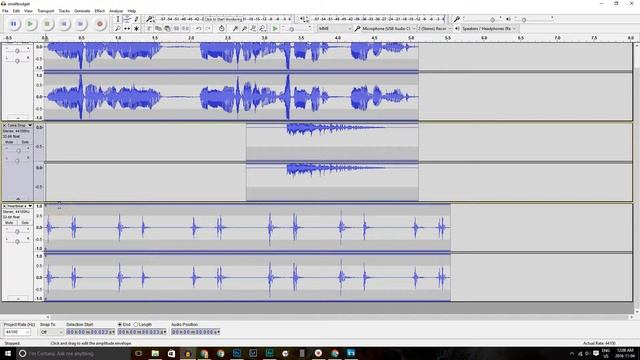 Recording a bumper in the Audacity audio editor смотреть онлайн