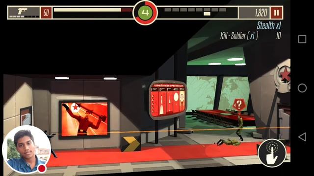 Best stealth gameplay for android (COUNTER SPY ) MISSION 1 смотреть онлайн