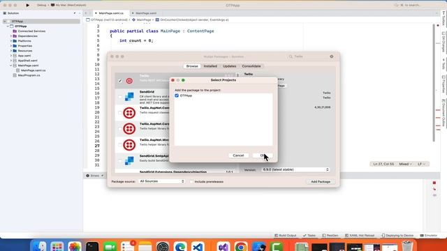 Dotnet MAUI SMS OTP Generation using Twilio смотреть онлайн
