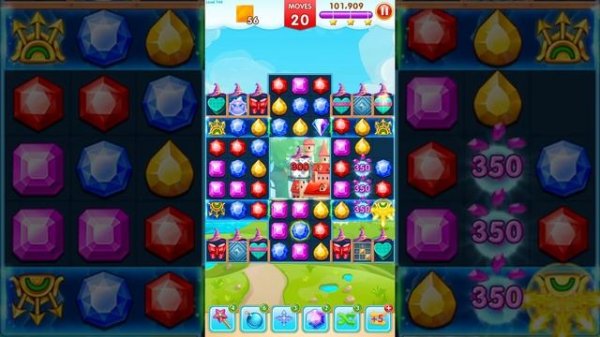 Jewel Legend Match 3 Games, Level 744