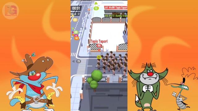 Noob vs Pro vs Hacker Crowd City Android iOS With Oggy And Jack смотреть онлайн