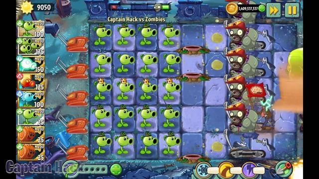 Plants vs Zombies 2 Epic MOD - I GOT 5 Peashooters with Different Projectiles смотреть онлайн