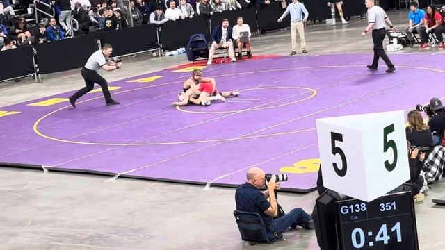 2024 State Wrestling Championship Finals, Bentley vs Nolan Miles, Brookings смотреть онлайн