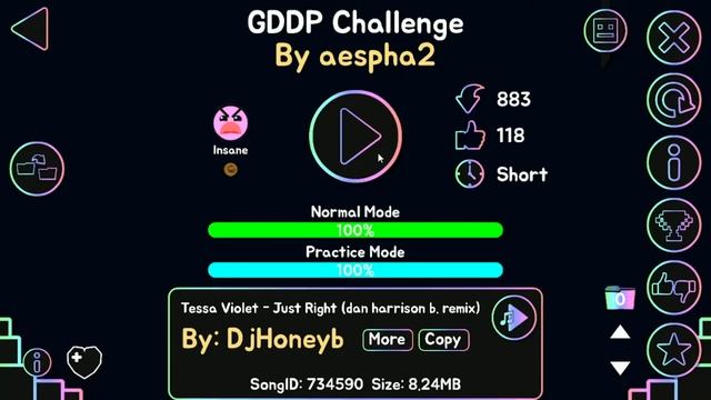 GDDP Wave Challenge! // Geometry Dash смотреть онлайн